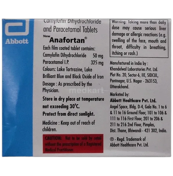 anafortan tablet 15's